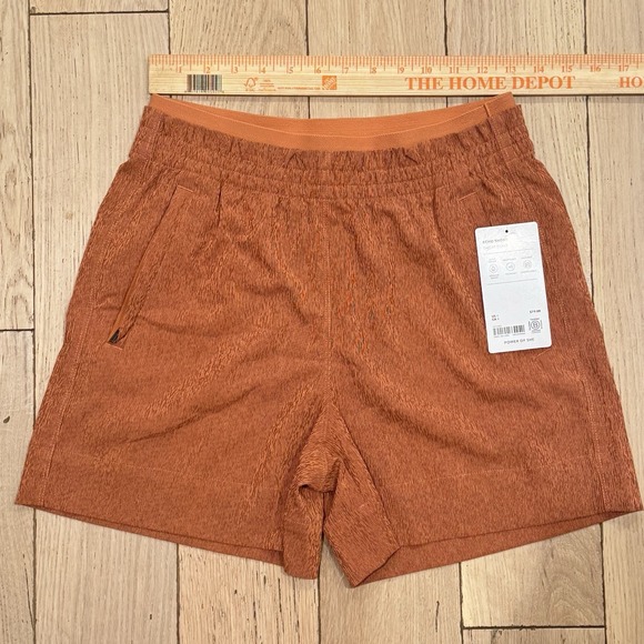 Athleta Women's Echo Short 5" Quick Drying Breathable Brown Burnt Orange Size 4 - Picture 5 of 8